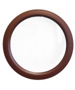 Fenêtre ronde fixe PVC oeil de boeuf en couleur RAL au choix