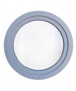 Fenêtre ronde à soufflet PVC en couleur RAL au choix