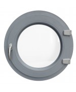 Fenêtre ronde à la française PVC en couleur RAL oeil de boeuf
