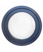 Fenêtre ronde basculante PVC en couleur RAL