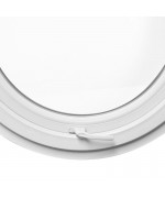Fenêtre ronde basculante PVC blanc oeil de boeuf