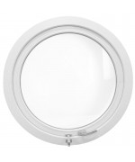 Fenêtre ronde à l'italienne PVC blanc oeil de boeuf