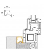 Tapée d’isolation en PVC pour fenêtres ovales