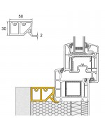 Tapée d’isolation en PVC pour fenêtres ovales