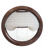 Store plissé - acheté avec une fenêtre ronde ROTA