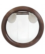 Store plissé - acheté avec une fenêtre ronde ROTA