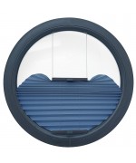 Store plissé - acheté avec une fenêtre ronde ROTA