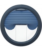 Store plissé - acheté avec une fenêtre ronde ROTA