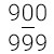 900-999